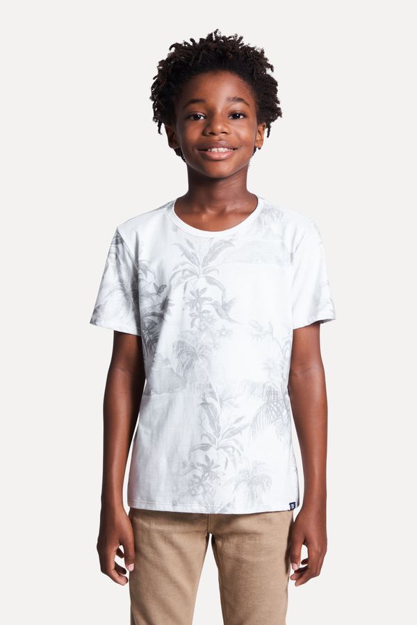 Camiseta Mini Fullprint Gray Paradise