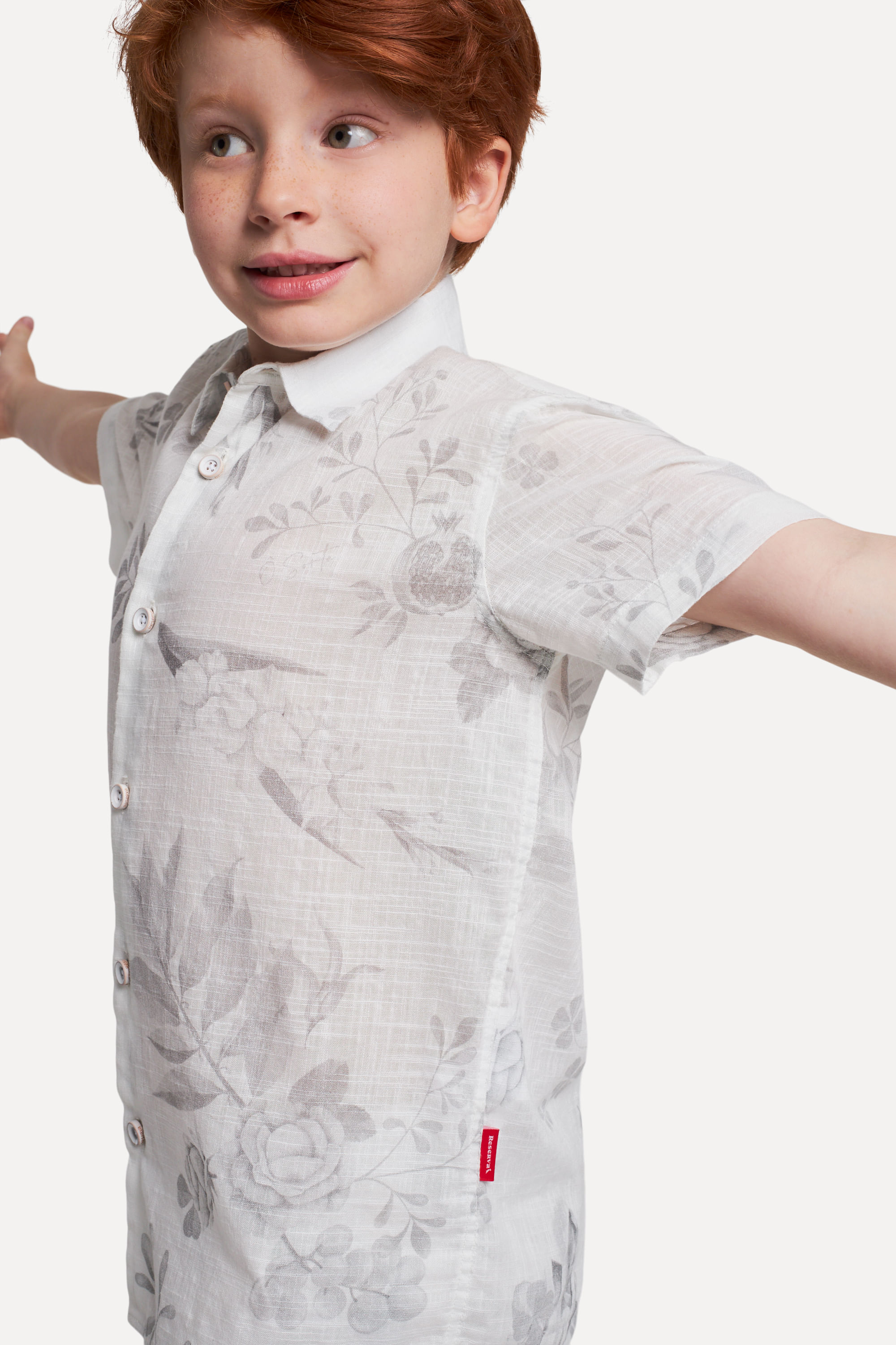Camisa Mini Estampada