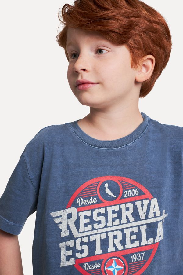 Camiseta Mini Estampa Estrela Stamp