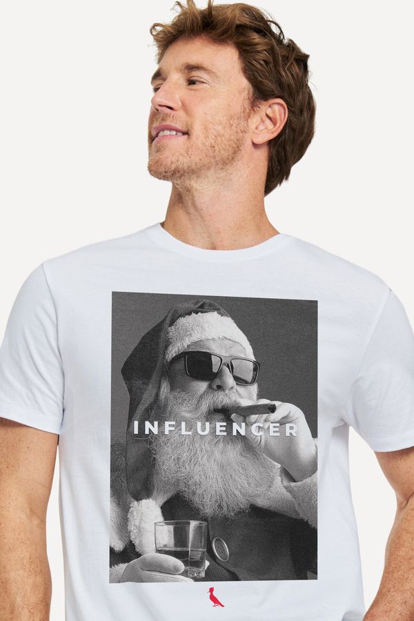 Camiseta Estampada Influencer Papai Noel