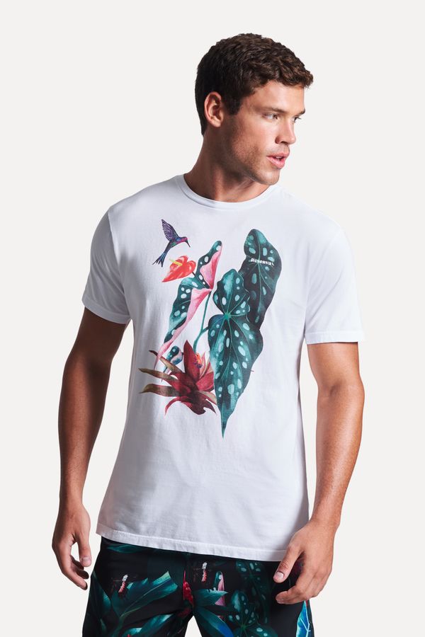 Camiseta Estampada Arranjo Tropics