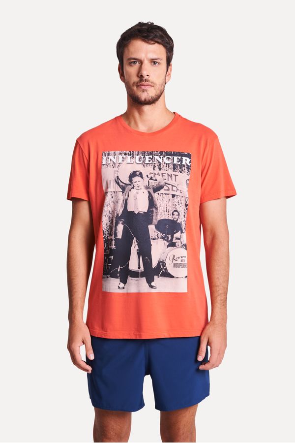 Camiseta Estampada Influencer Guitarra