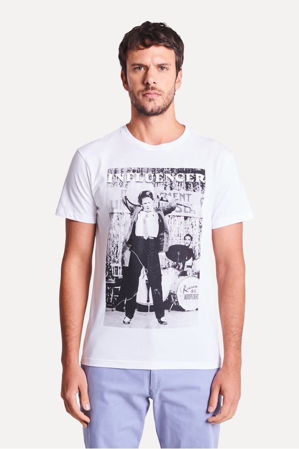 Camiseta Estampada Influencer Guitarra