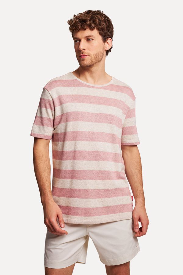 Camiseta Malhao Linho Listrado