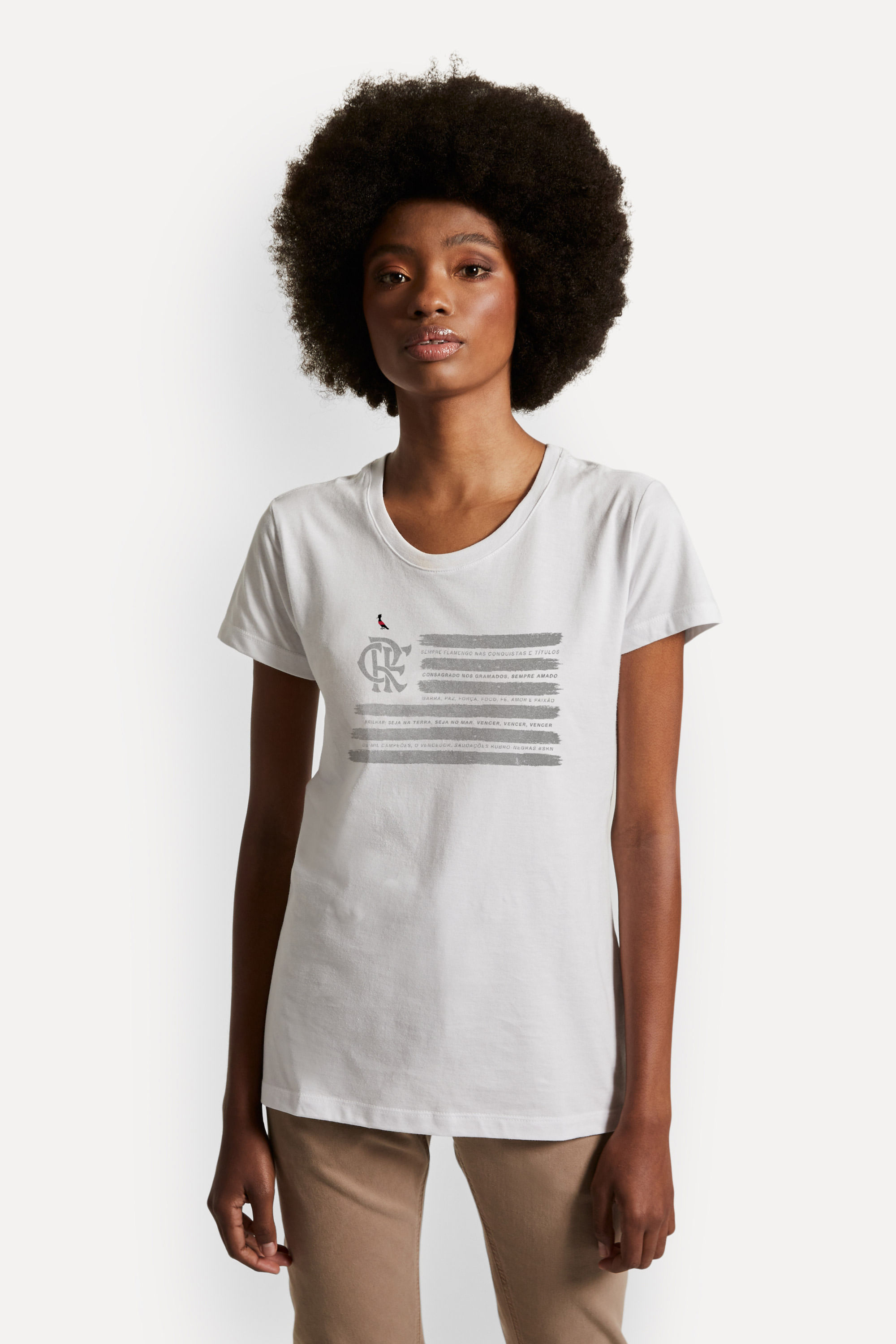 Camiseta Fem Fla Bandeira Srn