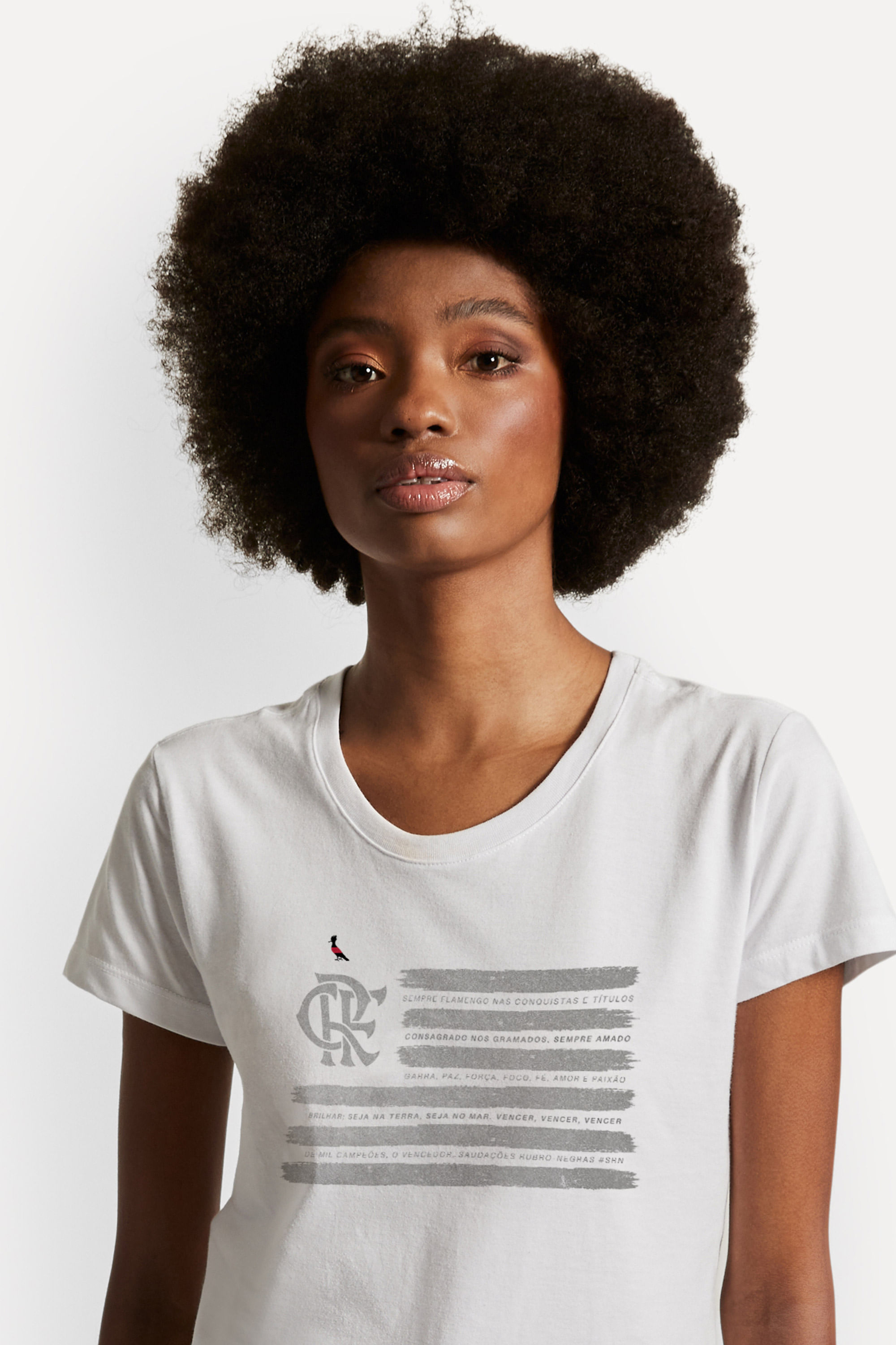 Camiseta Fem Fla Bandeira Srn