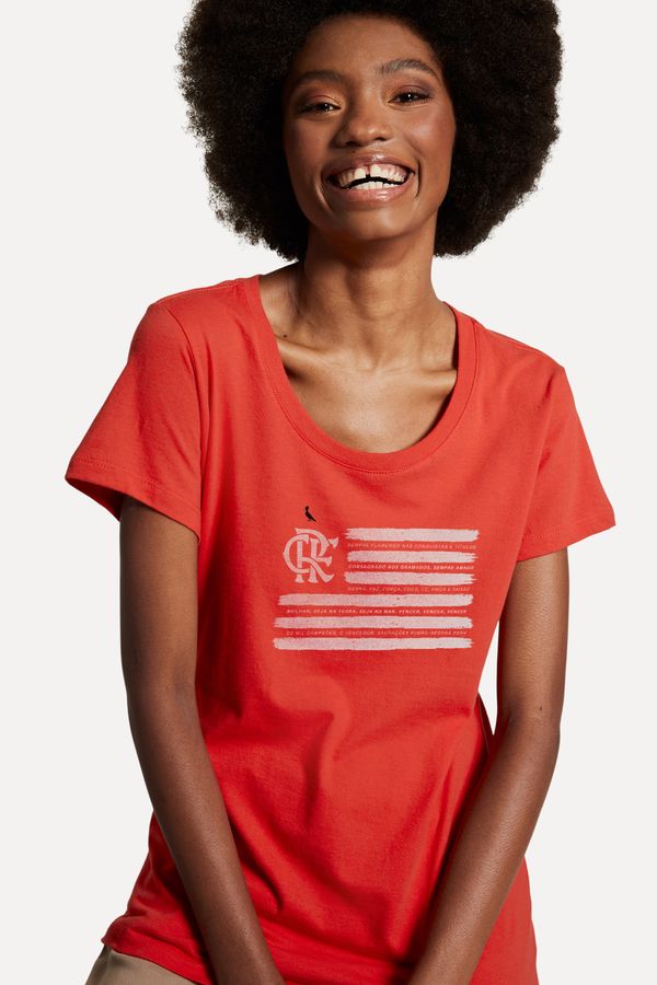 Camiseta Feminina Fla Bandeira Srn