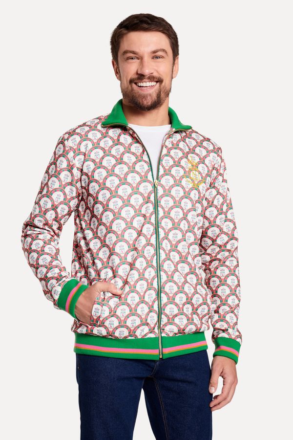 Jaqueta Track Estampada Palacio Do Samba