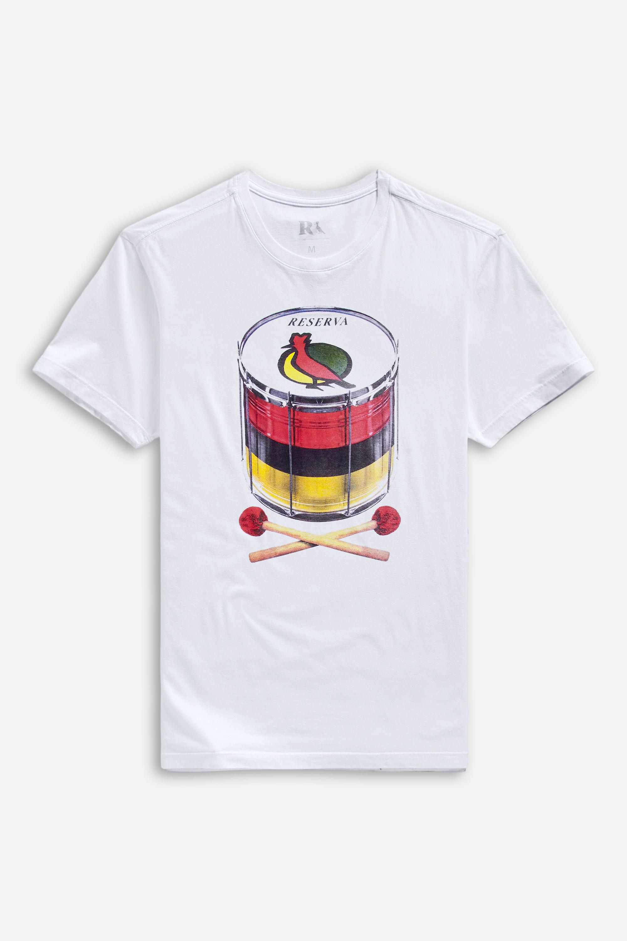 Camiseta Estampada Pica Pau Tambor