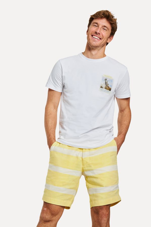 Camiseta Estampada Pegadas