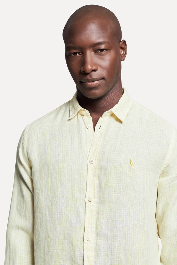 Camisa Ml Linho Vichy