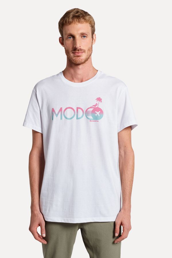 Camiseta Estampada Modo Aviao Coqueiro