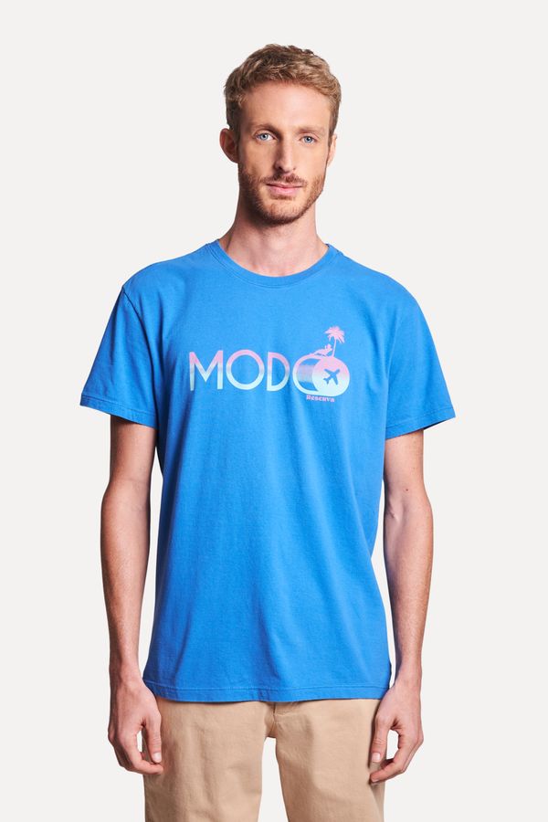 Camiseta Estampada Modo Aviao Coqueiro