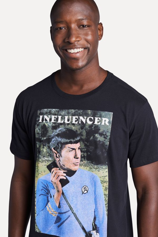 Camiseta Estampada Influencer Space