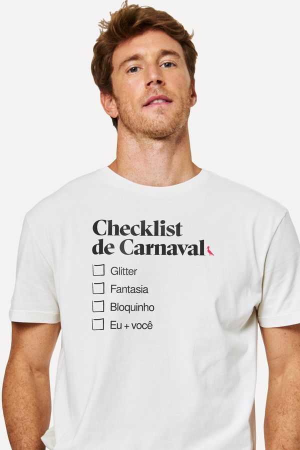 Camiseta Check List Carnaval