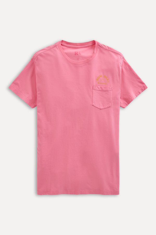 Camiseta Estampada Bom Dia Bolso