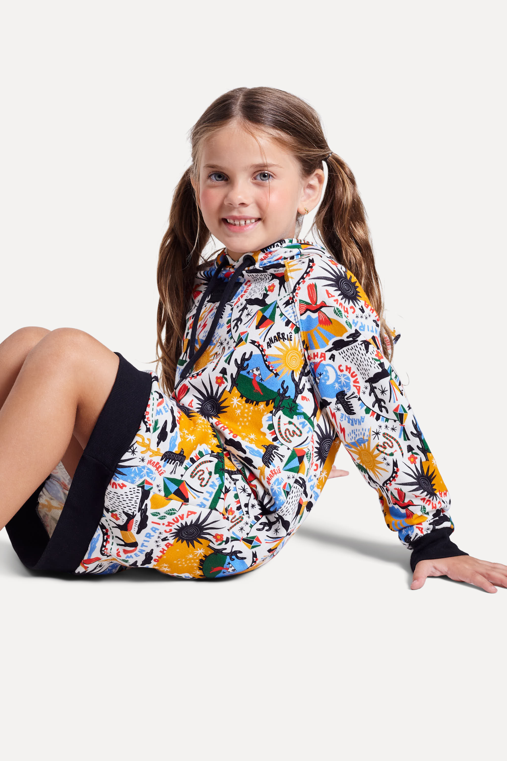 Vestido Menina Xiloreserva Colorido