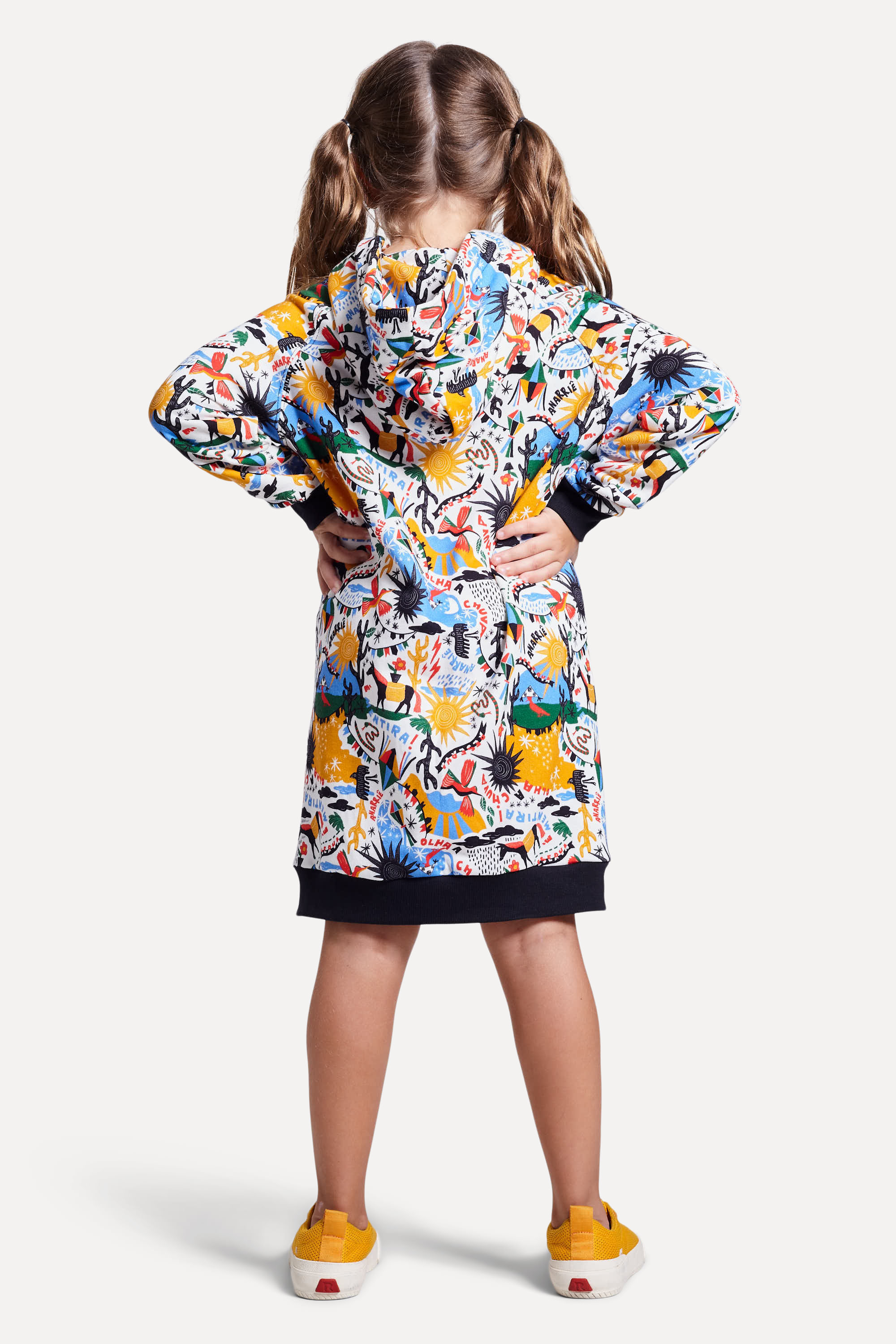 Vestido Menina Xiloreserva Colorido