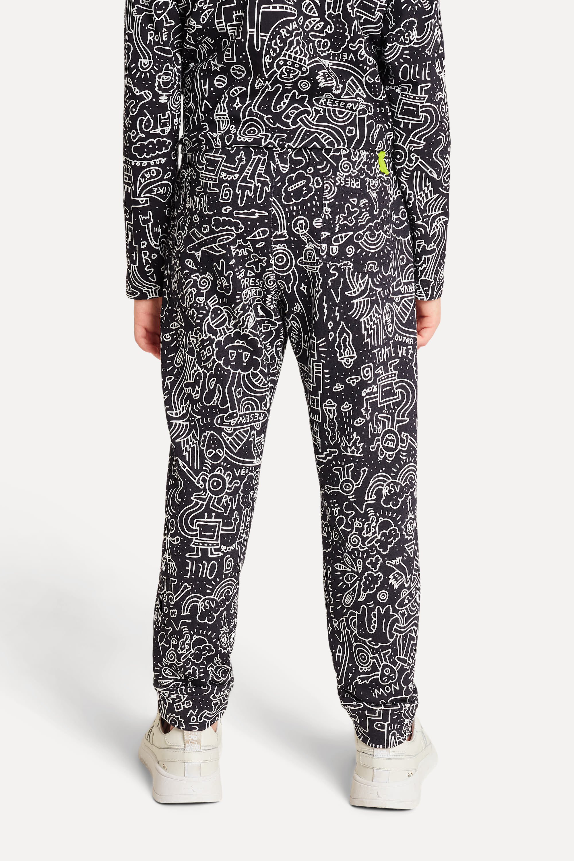 Calca Mini Moletom New Doodles