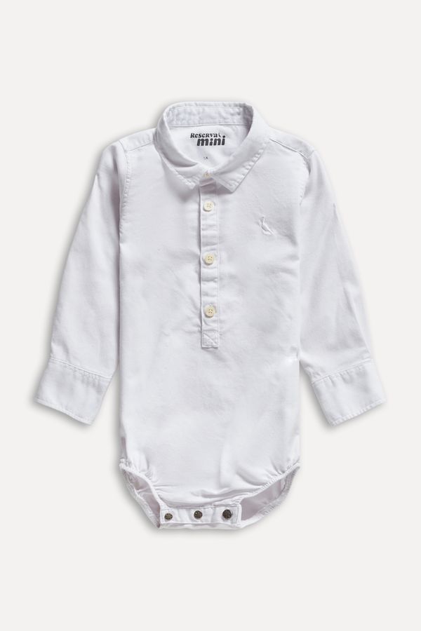 Camisa Bb Macaquinho Oxford Ml