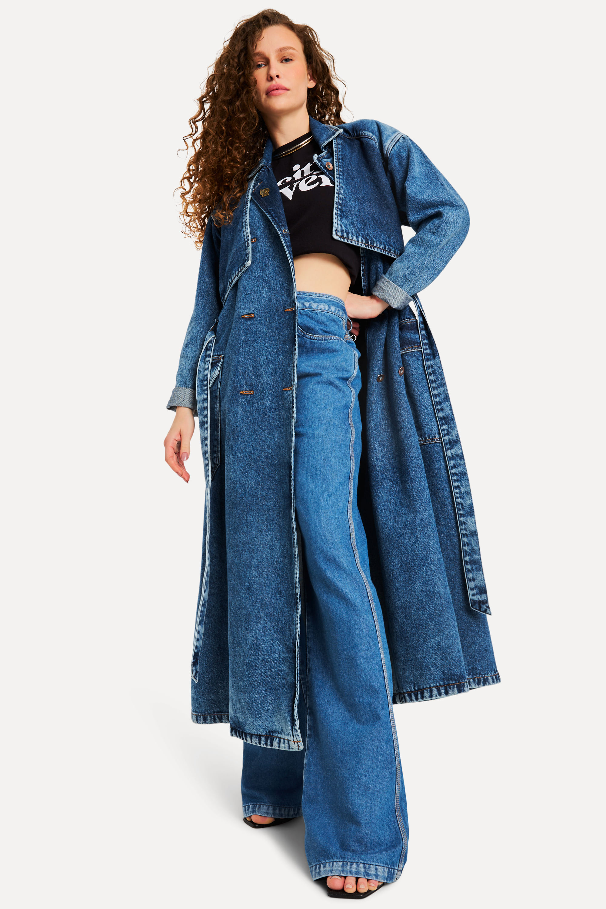 Trench Coat Jeans