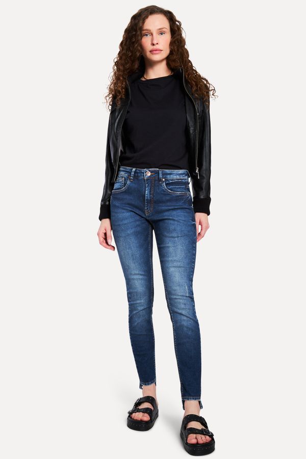 Calca Jeans Nick Midi Rise Skinny