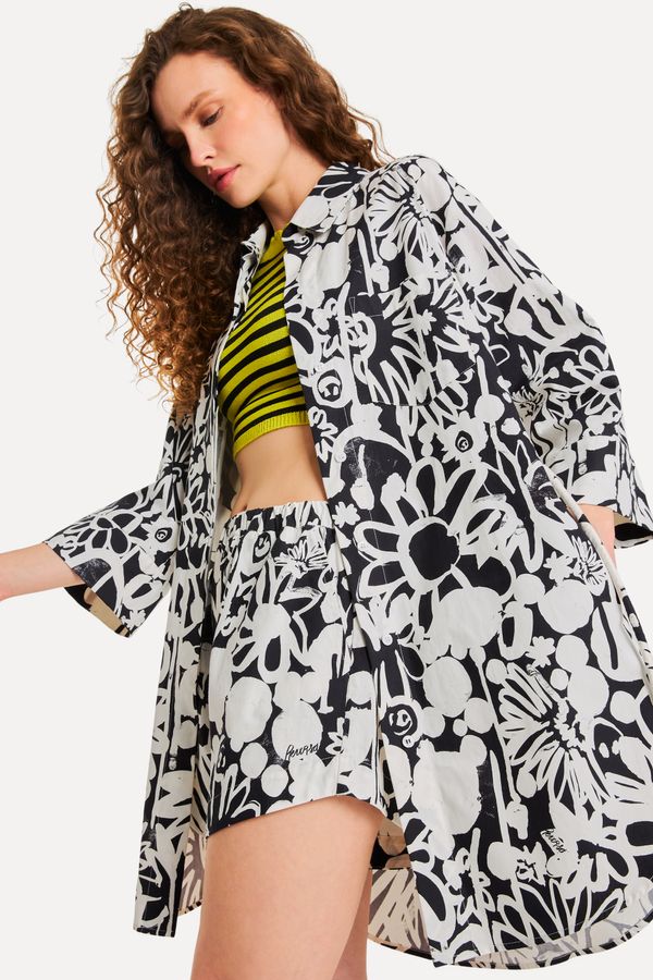 Vestido Est Flower Dots