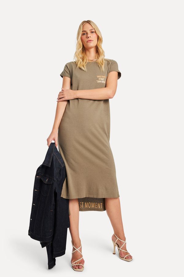 Vestido Moletom Good Vibes