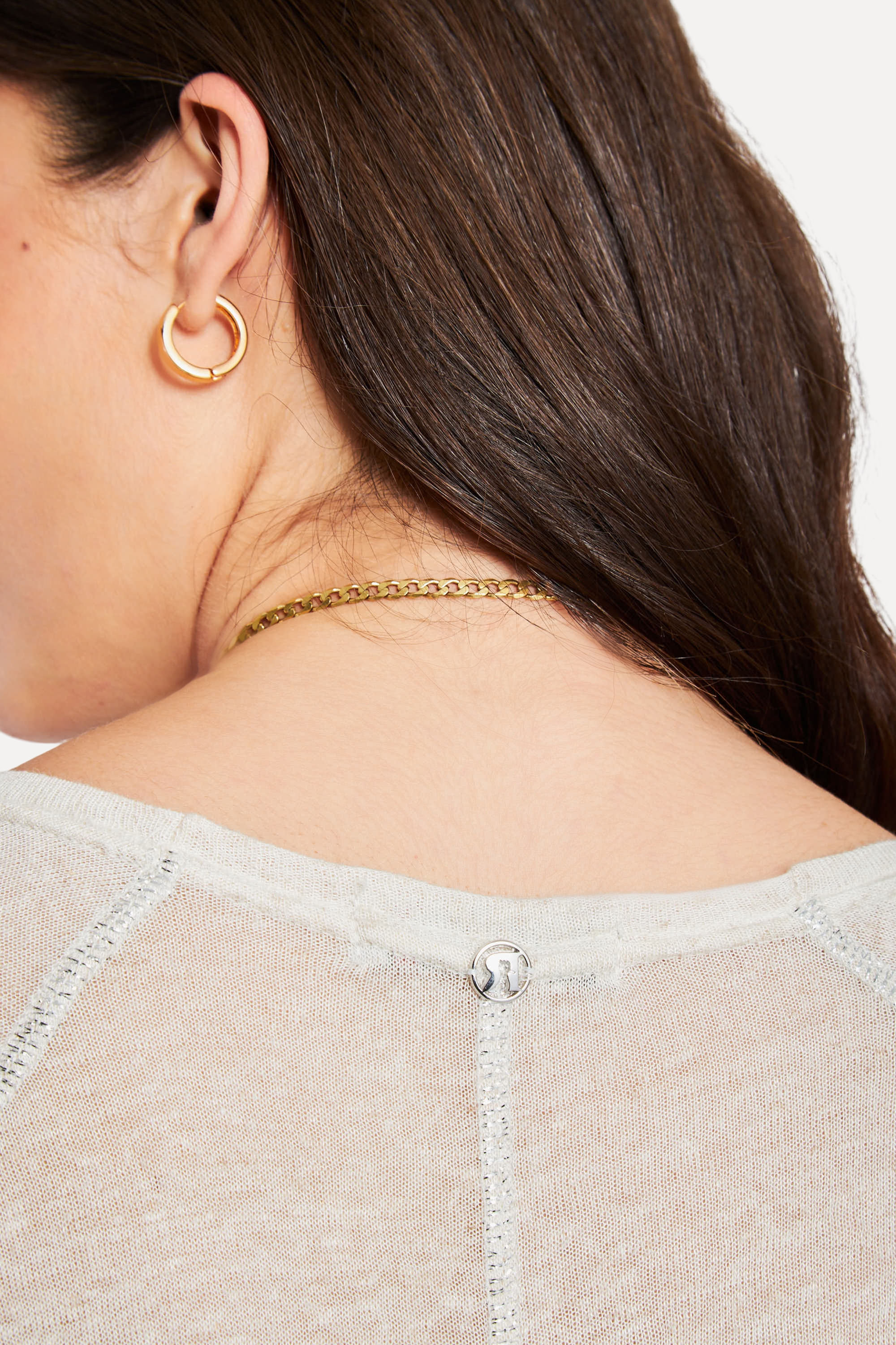 Blusa Malha Basica Manga Curta