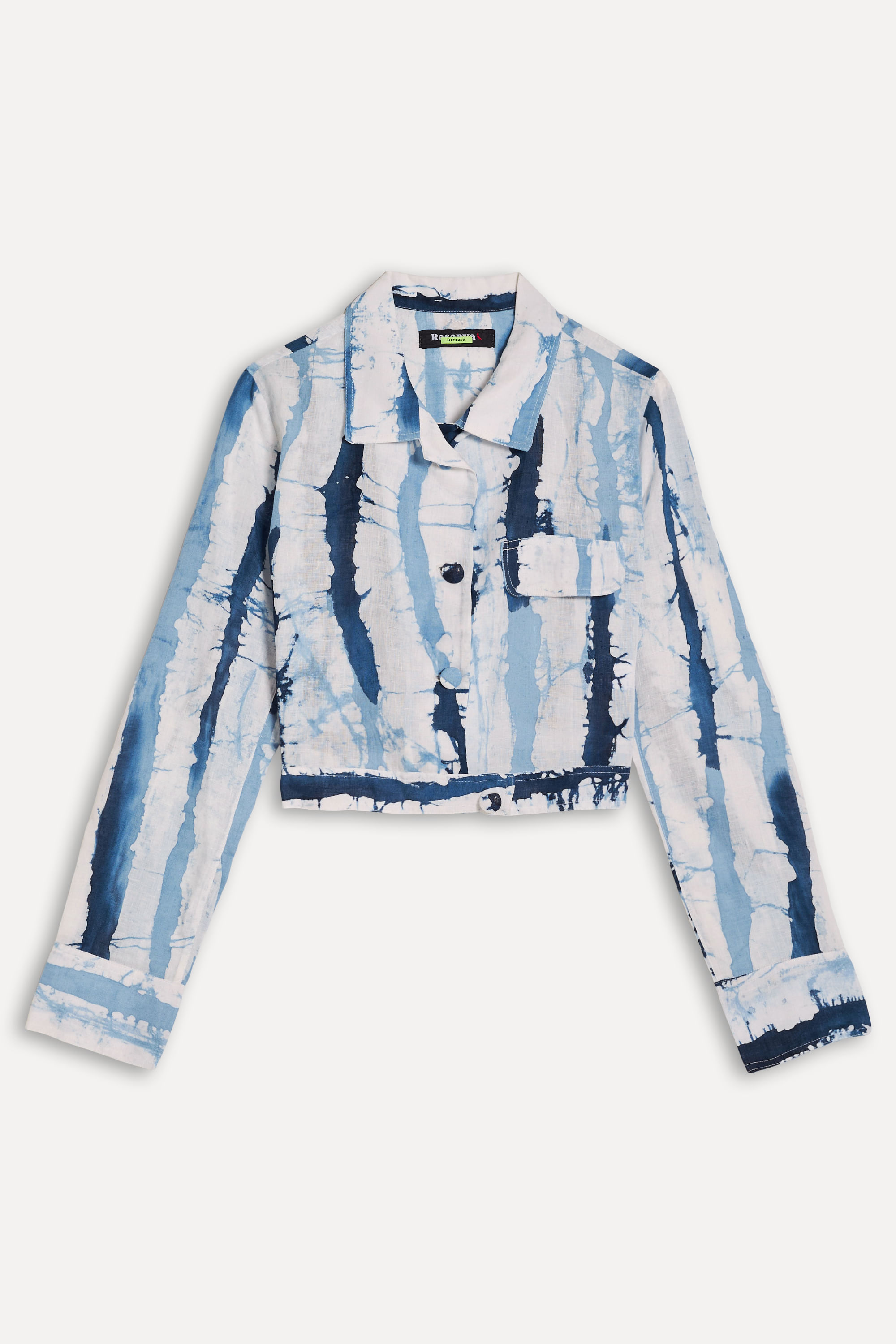 Casaco Linho Shibori