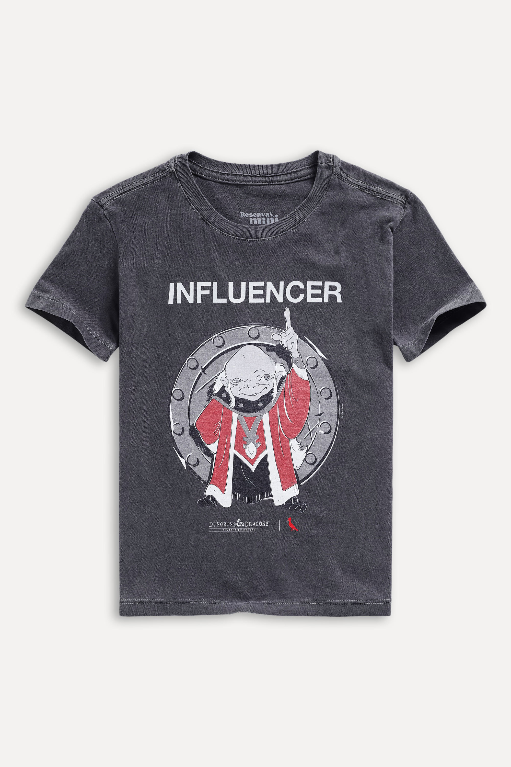 Camiseta Mini D&d Mestre Dos Magos