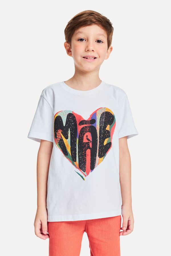 Camiseta Mini Coracao De Mae