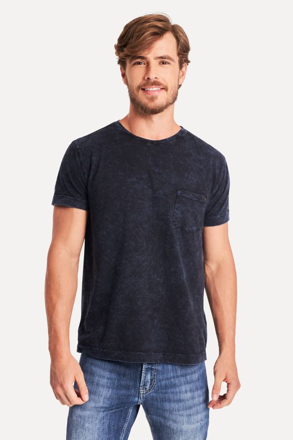 Camiseta Listradinha Indigo Com Bolso