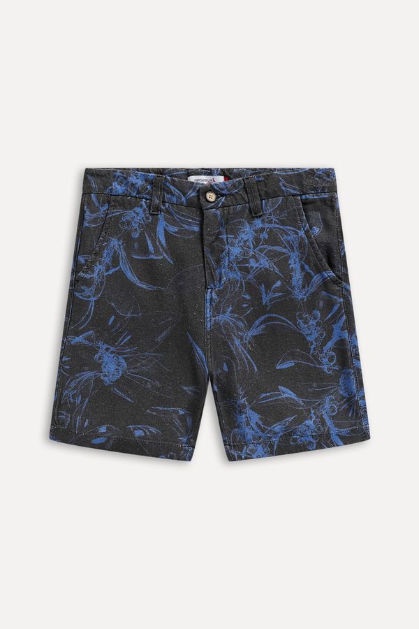 Bermuda Mini Casual Café Suave