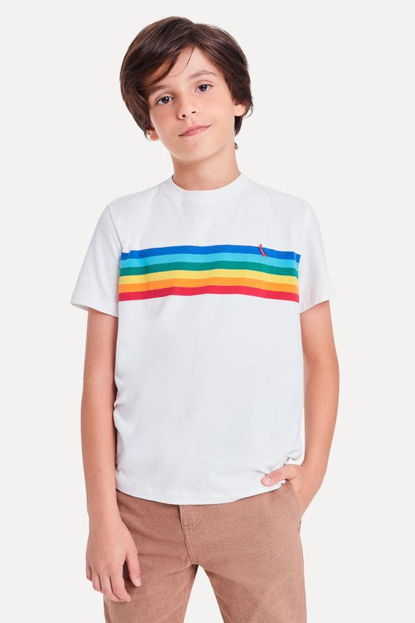 Camiseta Mini Tp Mc Listra Color