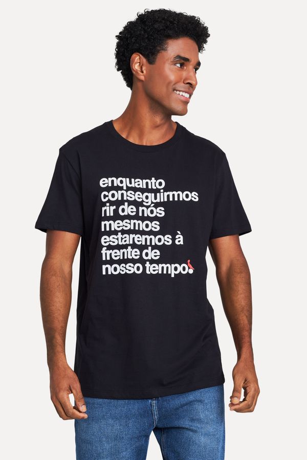 Camiseta Estampada Rir De Nos Mesmos