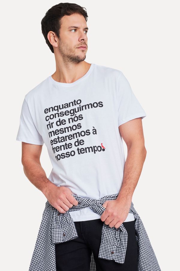 Camiseta Estampada Rir De Nos Mesmos
