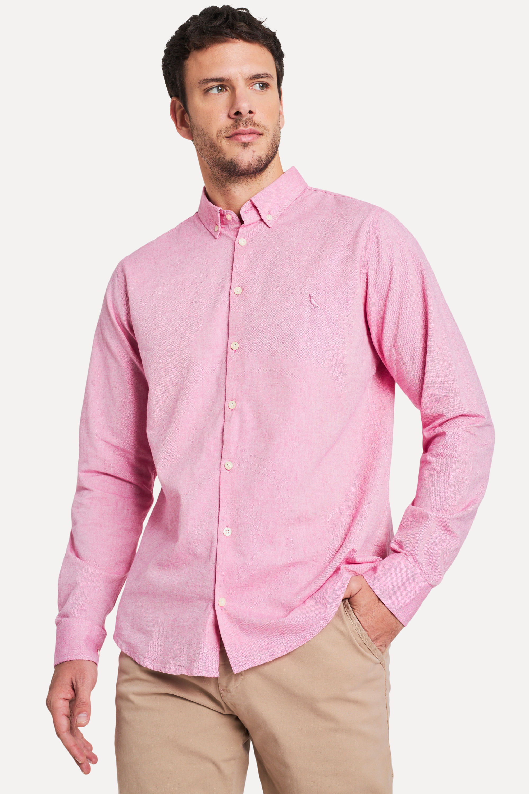 Camisa  Ml Pf Oxford Color