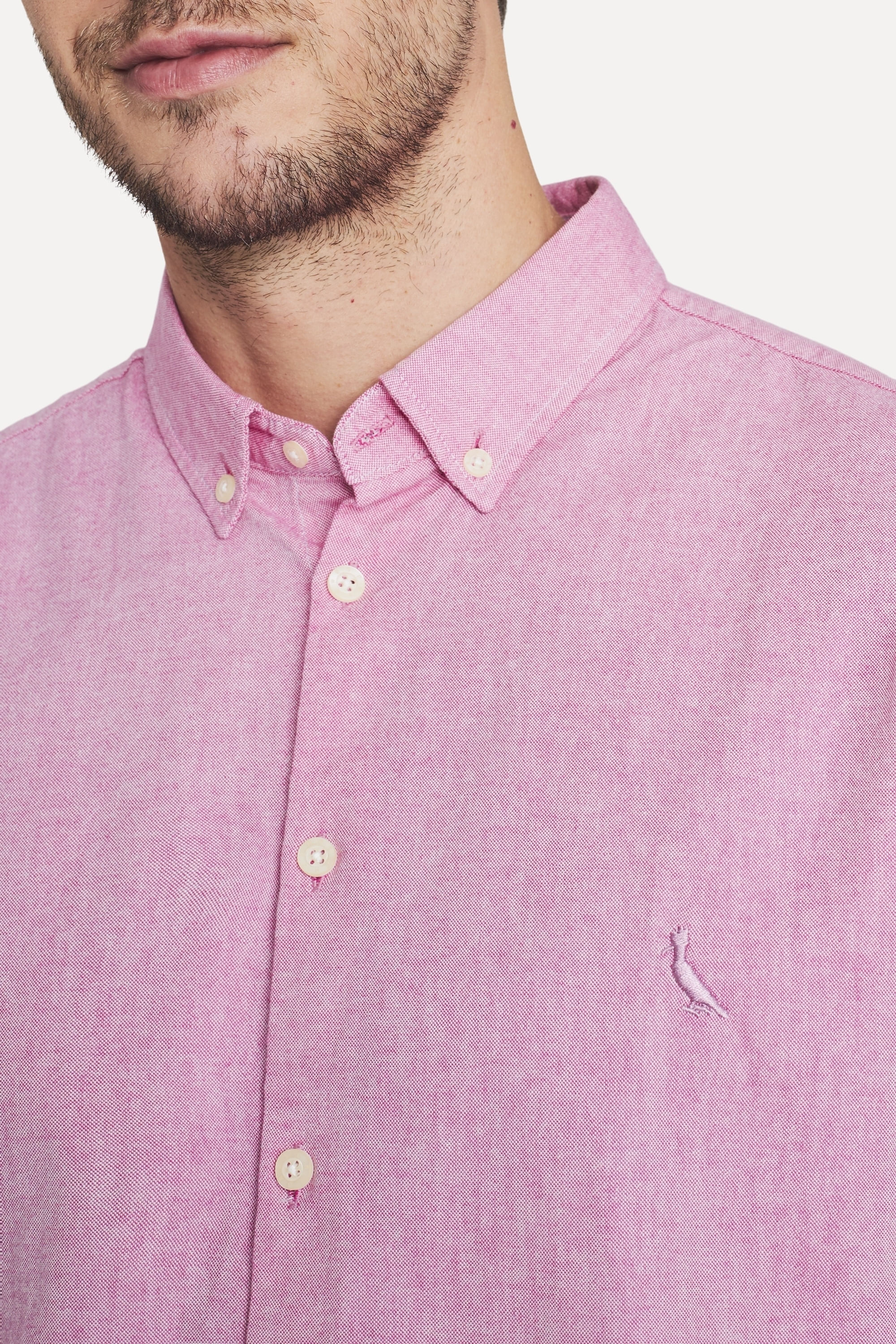 Camisa  Ml Pf Oxford Color