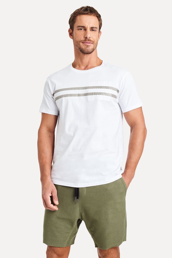 Camiseta Estampada R Lines Relevo