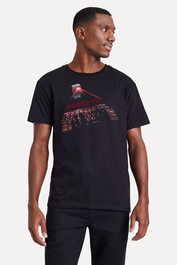 Camiseta Estampada Keyboard