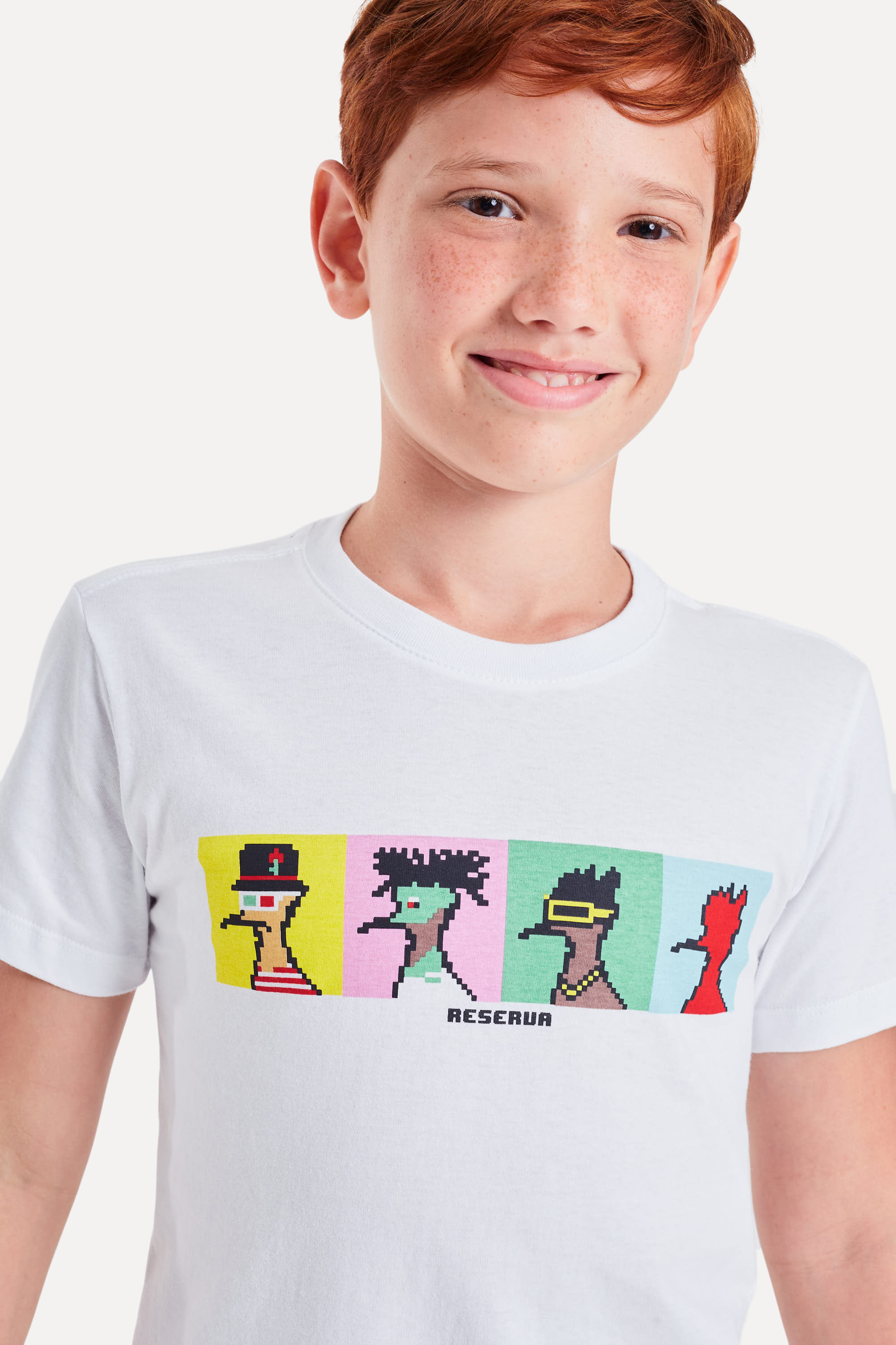 Camiseta Mini Estampada Criptobirds