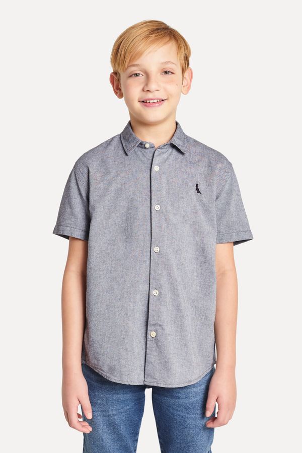 Camisa Mini Oxford Manga Curta