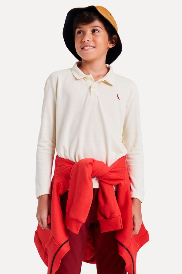 Polo Mini Manga Longa Piquet