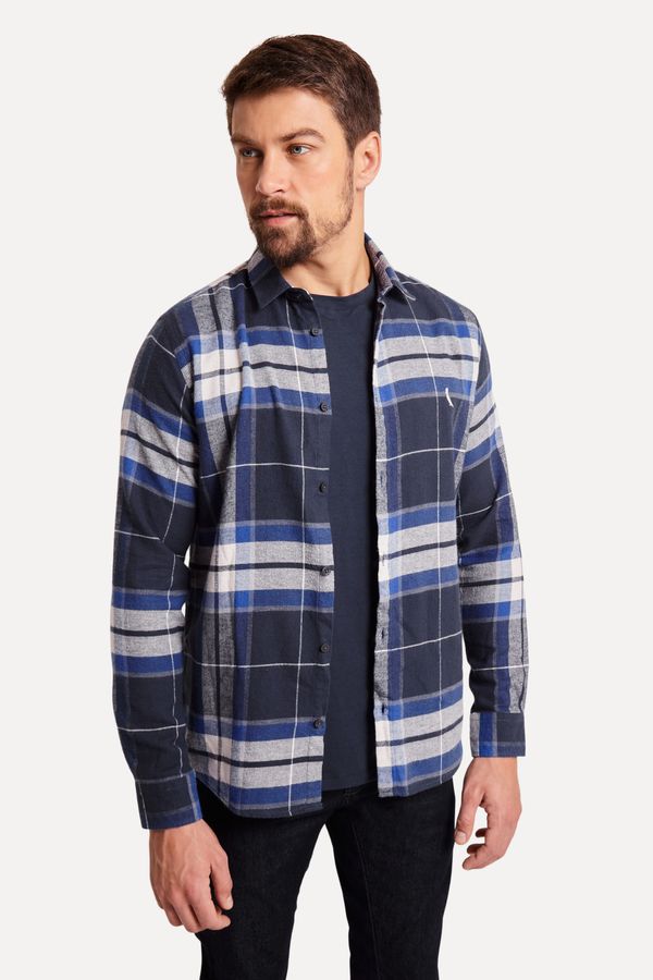 Camisa Ml Flanela Xadrez Pamplona