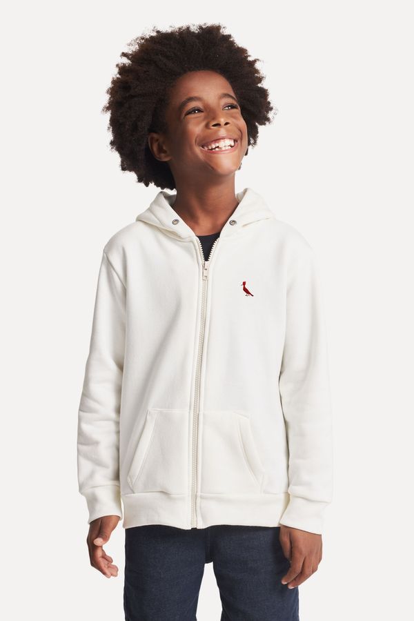 Moletom Mini Ziper Brasa Pp Bordado