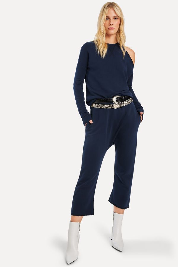 Calca Moletom Mini Flare