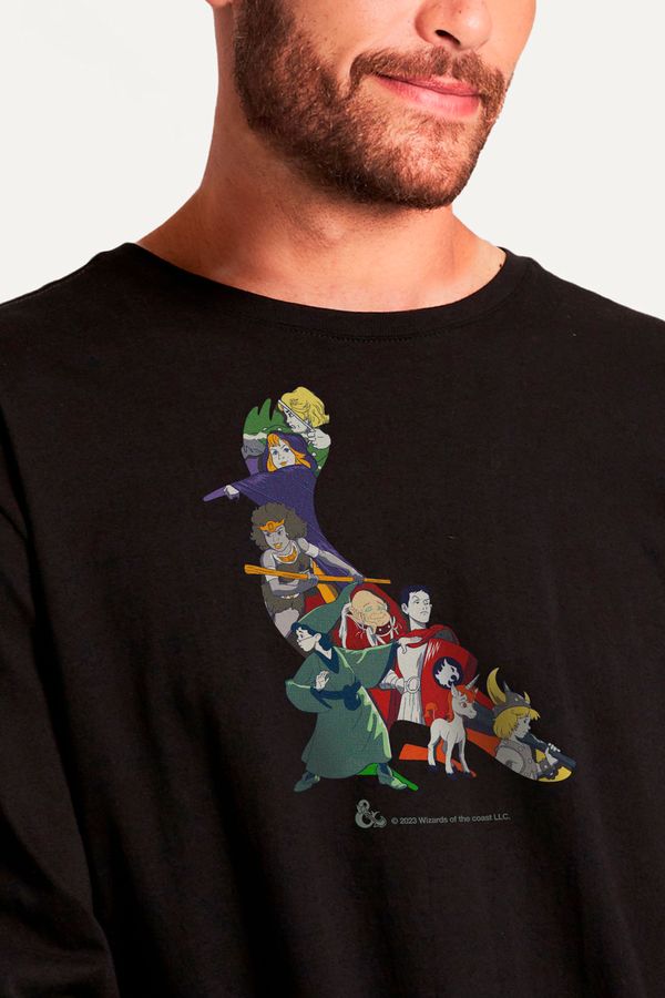 Camiseta Ml Pica Pau D&d