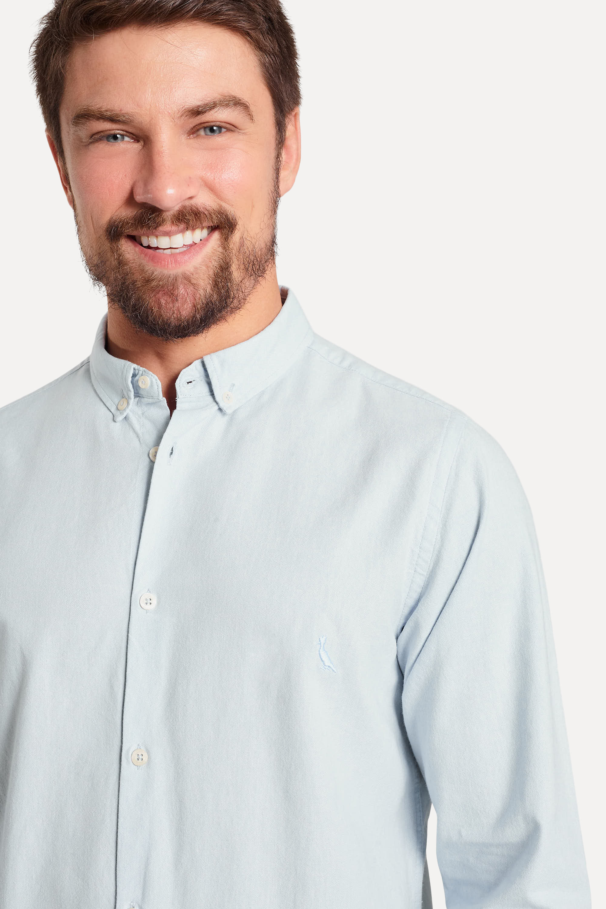 Camisa Ml Oxford Color