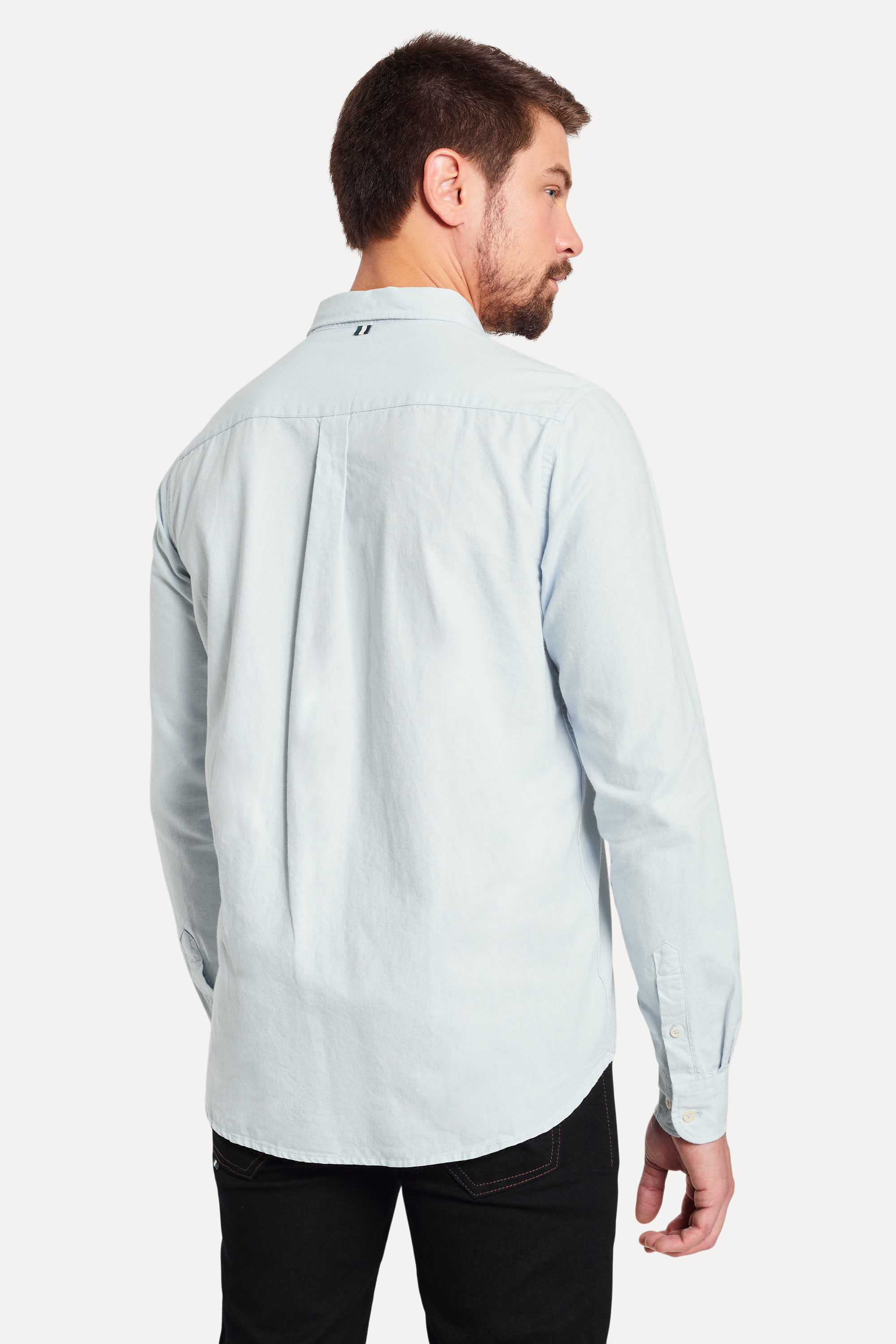 Camisa Ml Oxford Color